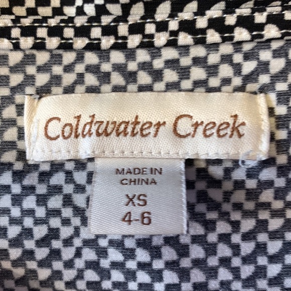 Coldwater Creek extra small  XS cowl neck sleeveless top - Picture 6 of 7